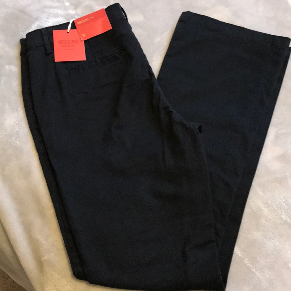 Black bootcut pants NWT